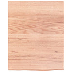Bathroom Countertop Light Brown 40x50x(2-4) cm Solid Wood