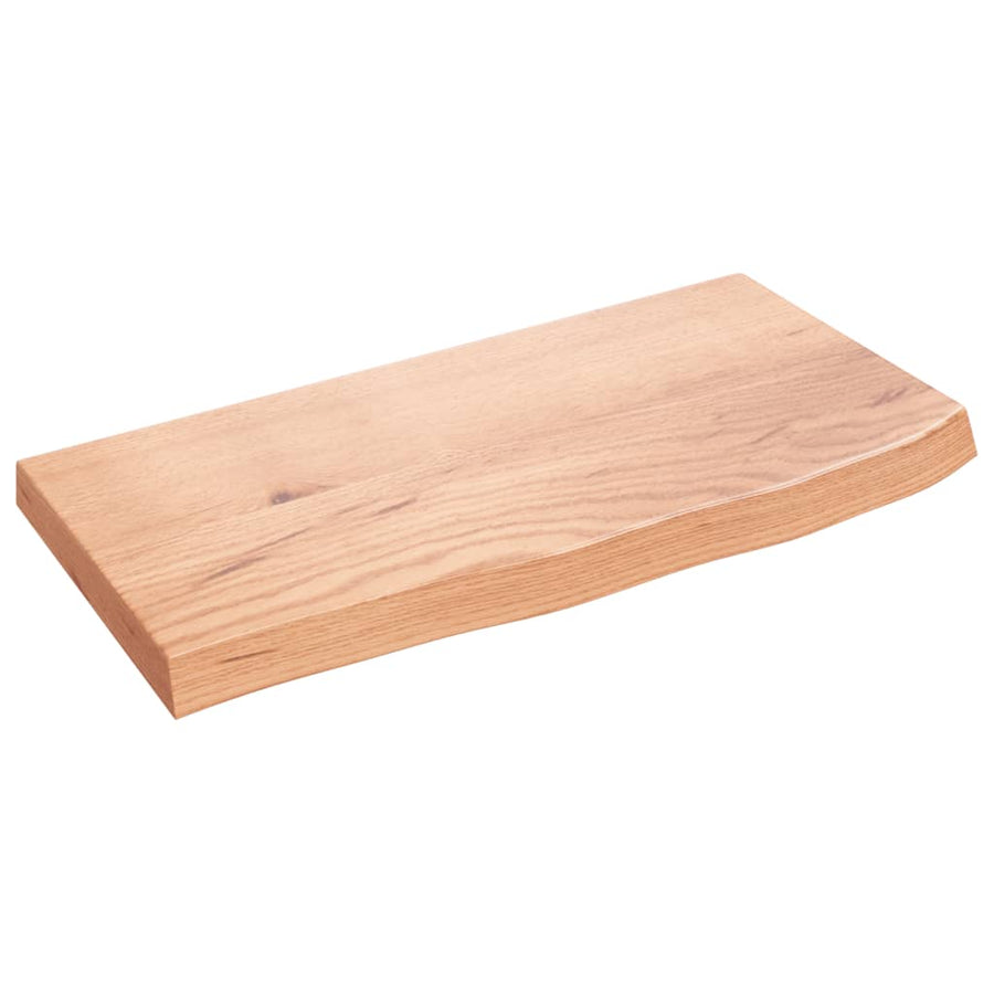 Bathroom Countertop Light Brown 60x30x(2-4) cm Solid Wood