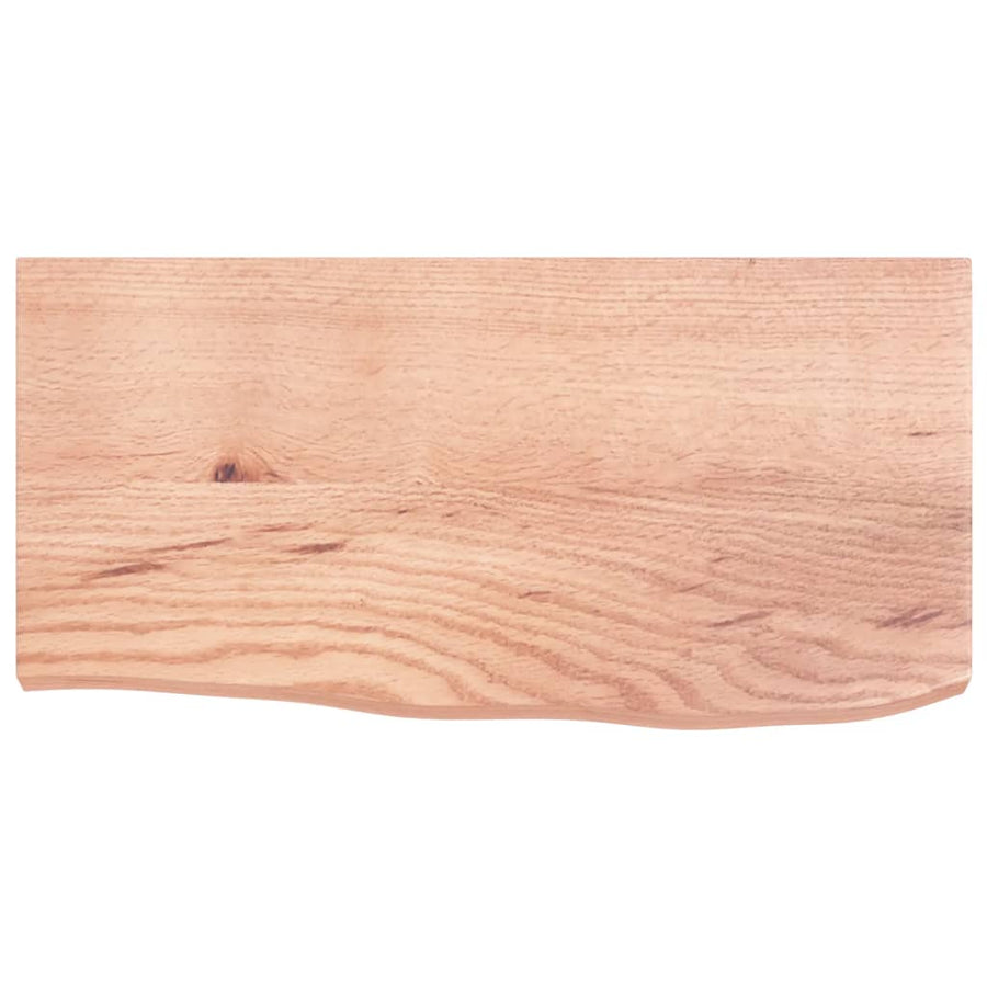 Bathroom Countertop Light Brown 60x30x(2-4) cm Solid Wood