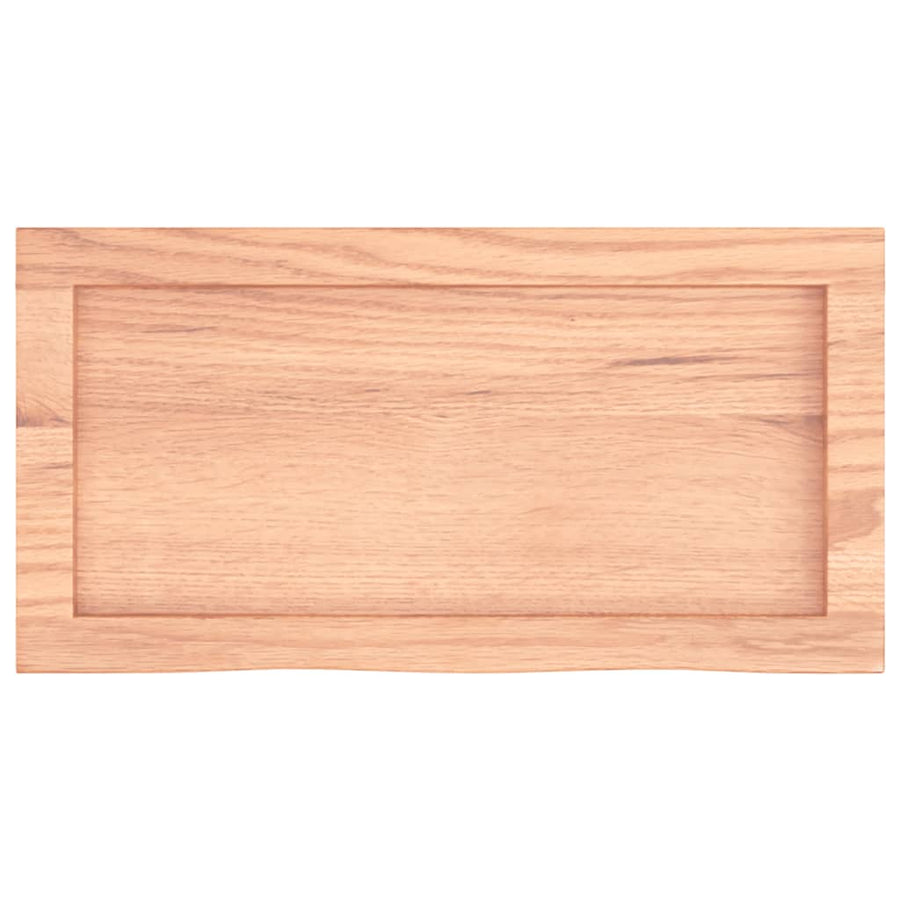 Bathroom Countertop Light Brown 60x30x(2-4) cm Solid Wood