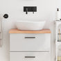 Bathroom Countertop Light Brown 60x30x(2-4) cm Solid Wood
