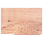 Bathroom Countertop Light Brown 60x40x(2-4) cm Solid Wood