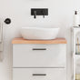 Bathroom Countertop Light Brown 60x40x(2-4) cm Solid Wood