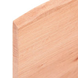 Bathroom Countertop Light Brown 60x60x2 cm Treated Solid Wood - 45-Degree Angle
