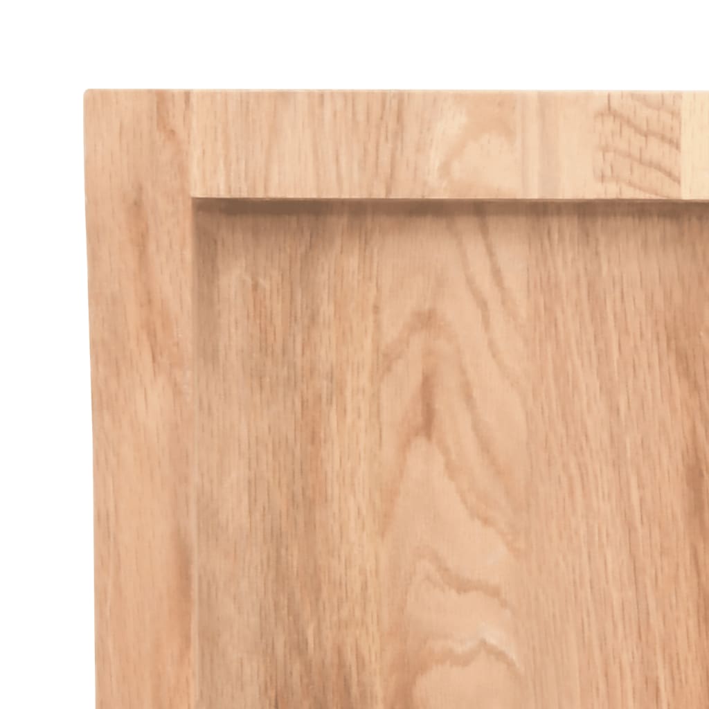 Bathroom Countertop Light Brown 80x50x(2-6) cm Solid Wood
