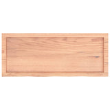 Bathroom Countertop Light Brown 100x40x(2-4) cm Solid Wood