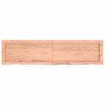 Bathroom Countertop Light Brown 120x30x(2-4) cm Solid Wood