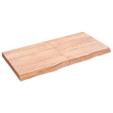 Bathroom Countertop Light Brown 120x60x(2-6) cm Solid Wood
