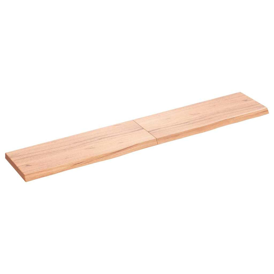 Bathroom Countertop Light Brown 160x30x(2-4) cm Solid Wood