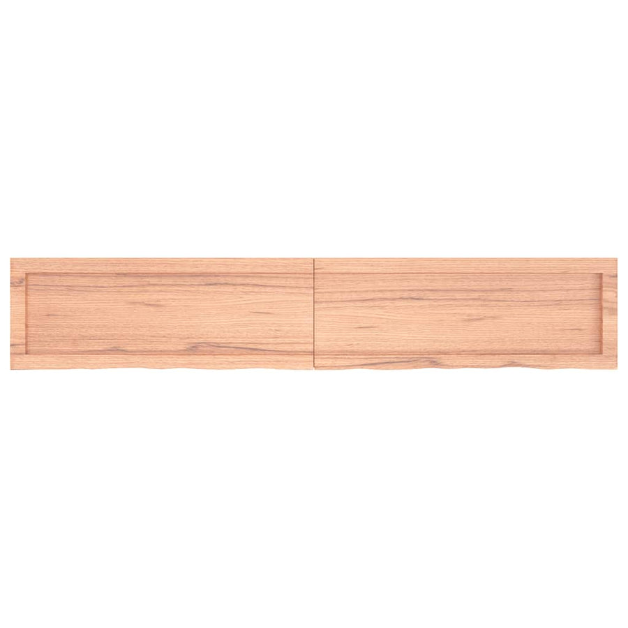 Bathroom Countertop Light Brown 160x30x(2-4) cm Solid Wood