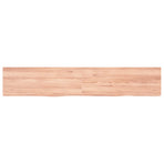 Bathroom Countertop Light Brown 160x30x(2-4) cm Solid Wood