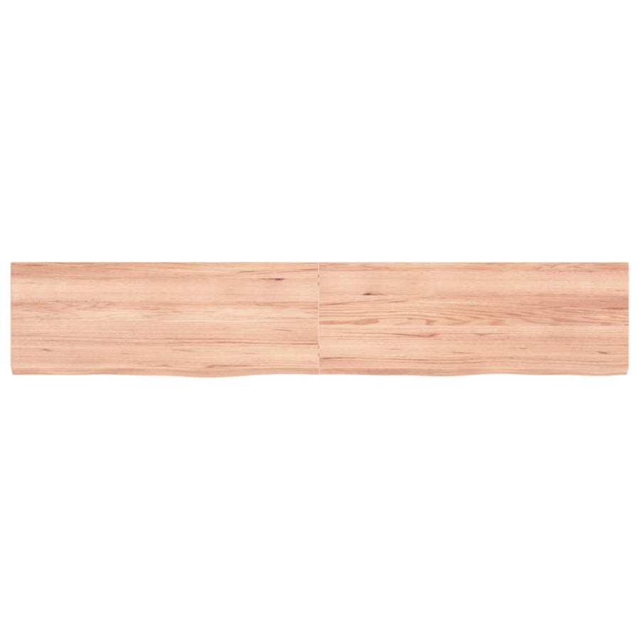Bathroom Countertop Light Brown 160x30x(2-4) cm Solid Wood