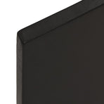 Bathroom Countertop Dark Brown 60x50x2 cm Treated Solid Wood