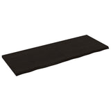 Bathroom Countertop Dark Brown 160x60x(2-4) cm Solid Wood