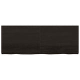 Bathroom Countertop Dark Brown 160x60x(2-4) cm Solid Wood