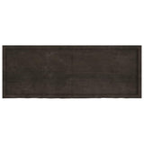 Bathroom Countertop Dark Brown 160x60x(2-4) cm Solid Wood