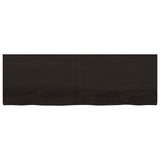 Bathroom Countertop Dark Brown 180x60x(2-4) cm Solid Wood