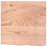 Table Top Light Brown 60x60x4 cm Treated Solid Wood Oak