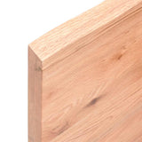 Table Top Light Brown 200x60x4 cm Treated Solid Wood Oak - Extra Image