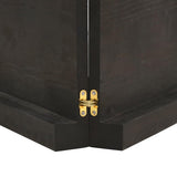 Table Top Dark Brown 120x60x6 cm Treated Solid Wood Oak - Close-Up Angle