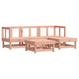 5 Piece Garden Lounge Set with Cushions Solid Wood Douglas - Side View