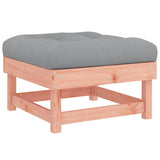 5 Piece Garden Lounge Set with Cushions Solid Wood Douglas - Rear View