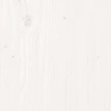 6 Piece Garden Lounge Set with Cushions White Solid Wood - Close-Up Angle