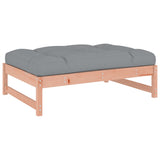 4 Piece Garden Lounge Set with Cushions Solid Wood Douglas - 45-Degree Angle