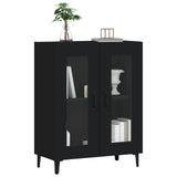 Sideboard Black 69.5x34x90 cm Engineered Wood - Side View