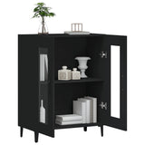 Sideboard Black 69.5x34x90 cm Engineered Wood - Top-Down View