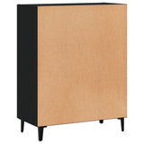 Sideboard Black 69.5x34x90 cm Engineered Wood - Low Angle
