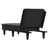 Chaise Longue Dark Grey Fabric - 45-Degree Angle