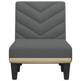 Chaise Longue Dark Grey Fabric