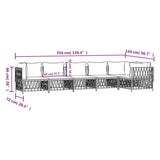 6 Piece Garden Lounge Set with Cushions Anthracite Steel