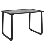 4 Piece Garden Lounge Set with Cushions Anthracite Steel