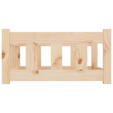 Dog Bed 75.5x55.5x28 cm Solid Wood Pine - Top-Down View