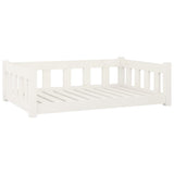 Dog Bed 95,5 x 65,5 x 28 cm White