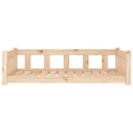 Dog Bed 105.5x75.5x28 cm Solid Wood Pine