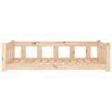 Dog Bed 105.5x75.5x28 cm Solid Wood Pine - Top-Down View