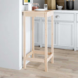 Bar Table 50x50x110 cm Solid Wood Pine - Side View