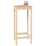 Bar Table 50x50x110 cm Solid Wood Pine - Top-Down View