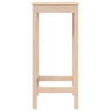 Bar Table 50x50x110 cm Solid Wood Pine - Rear View