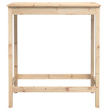 Bar Table 100x50x110 cm Solid Wood Pine - 45-Degree Angle