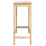 Bar Table 100x50x110 cm Solid Wood Pine