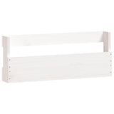 Wall-mounted Shoe Racks 2 pcs White 59x9x23 cm Solid Wood Pine - 45-Degree Angle