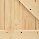 Door NARVIK 70x210 cm Solid Wood Pine - Low Angle