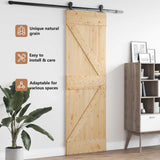 Door NARVIK Natural 70 x 210 cm Solid Pine Wood