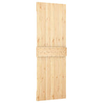 Door NARVIK 70 x 210 cm Solid Pine Wood (Untreated) Natural