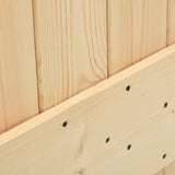 Door NARVIK 95x210 cm Solid Wood Pine - Close-Up Angle