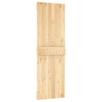 Flat Door NARVIK 70x210cm Solid Pine Wood (Untreated) Natural